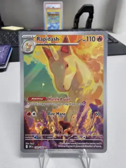 Rapidash Destined Rivals 189/182 NM Illustration Rare Pokemon - Image 1
