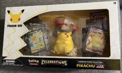 Pokemon TCG Celebrations Pikachu VMAX Premium Figure Collection Box Sealed 820650809408 - Image 1
