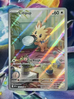 Pokemon TCG Lillipup Full Art 154/086 NM White Flare - Image 1
