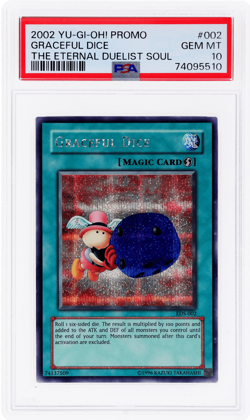 2002 Yu-Gi-Oh the Eternal Duelist Soul Promos Graceful Dice #EDS002 PSA 10 - Image 1