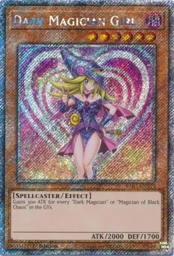 [PLATINUM SECRET RARE] YuGiOh Dark Magician Girl A MVP1 - NM/M RA03-EN123 - Image 1