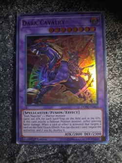 Yugioh Dark Calvary DUPO-EN002 (Ultra Rare) 1st Edition #Y166 - Image 1