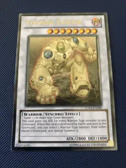 Yugioh Colossal Fighter Ultimate Rare NM - Image 1