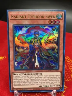 Radiant Typhoon Swen DOOD-EN014 Yugioh Doom of Dimensions LP - Image 1