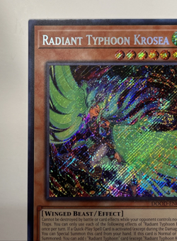 Radiant Typhoon Krosea - DOOD-EN015 - LP Secret Rare - 1st Edition Yugioh! - Image 4