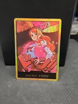 DON!! Card (Nami) (Gold) Extra Booster: One Piece Heroines Edition Foil - Image 1