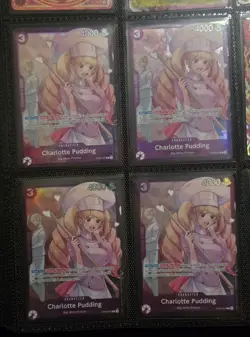 One Piece TCG Playset Charlotte Pudding Treasure Cup OP08-067 - Image 1