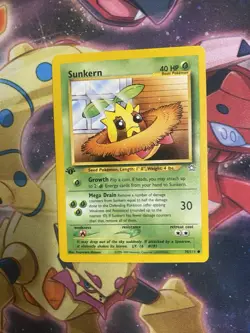 Sunkern 78/111 - 1ST EDITION - NEO GENESIS - VINTAGE WOTC POKEMON CARD - LP - Image 1