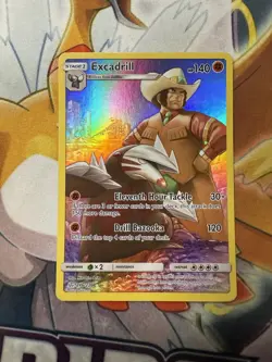 Excadrill 246/236 Secret Rare Sun & Moon Cosmic Eclipse Pokemon Card 2019 MP - Image 1