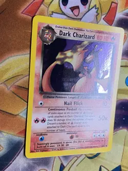 NM Dark Charizard 4/82 Team Rocket Holo Rare Pokemon Card - Image 4
