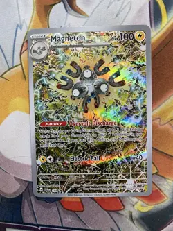 Magneton 159 Scarlet & Violet Black Star Promo Holo Pokemon Card MP - Image 1