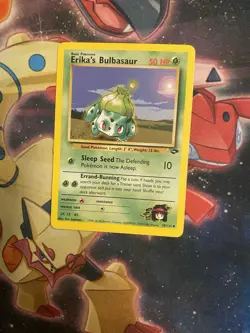Pokemon Card - Erika's Bulbasaur Gym Challenge 39/132 Uncommon LP WOTC - Image 1