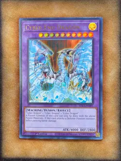 Yugioh Cyber End Dragon SDCS-EN041 Ultra Rare 1st Ed MISPRINT ERROR NM - Image 1
