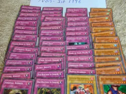 YuGiOh TCG Vintage 1996 Lot of 608 Cards inc 135 1st Editions, All Cards Shown! - Image 5