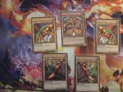 Yu-Gi-Oh! Exodia the Forbidden One Complete Set PGL2 Gold Ultra Rare Holo - Image 1