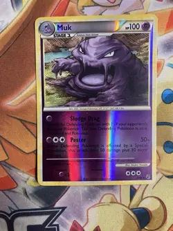 Muk 31/90 Undaunted Reverse Holo Pokemon Card NM - Image 1
