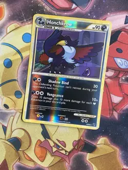 Honchkrow 16/90 Undaunted Reverse Holo Rare Pokemon Card TCG English LP - Image 1