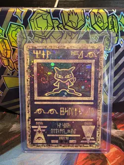 Pokemon TCG Ancient Mew Holo Rare Movie Promo Card Nintendo 1999-2000 SWIRL - Image 1