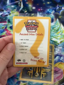Pokemon TCG Ancient Mew Holo Rare Card 2000 Movie Promo - Image 4