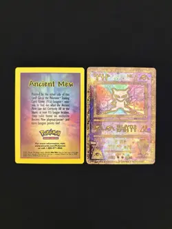 Pokemon TCG Ancient Mew Holo Rare Card 2000 Movie Promo - Image 1
