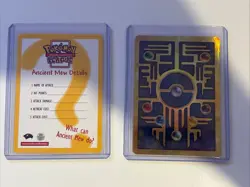 Pokemon TCG Ancient Mew Holo Promo Card WOTC 1999-2000 Rare - Image 2