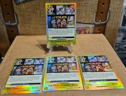 4x Three Brothers' Bond ST13-019 English One Piece Card playset - Image 1