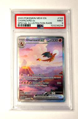 Charizard ex 199 Pokemon 151 Special Illustration Rare PSA 9 - Image 1