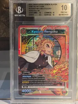 2023 UNION ARENA JPN UA05BT/KMY DEMON SLAYER #090 KYOJURO RENGOKU BGS 10 - Image 1