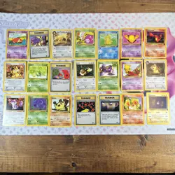 Team Rocket Pokemon Card Lot (21 cards) Commons and Uncommons MP/LP #8 - Image 1