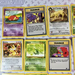 Team Rocket Pokemon Card Lot (21 cards) Commons and Uncommons MP/LP #8 - Image 2