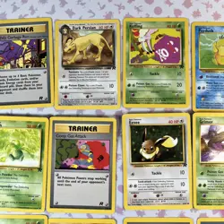Team Rocket Pokemon Card Lot (21 cards) Commons and Uncommons MP/LP #8 - Image 3