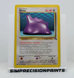 Ditto 18/62 - Pokemon Pokemon TCG - Fossil Set Vintage Card - Image 1