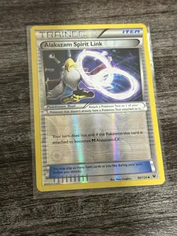 Pokemon Alakazam TCG Spirit Link Reverse Holo Card 90/124 Fates Collide - Image 1
