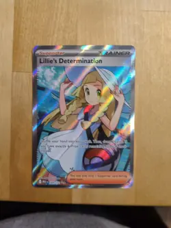 Pokemon TCG Mega Evolution Lillie’s Determination Full Art Trainer Card 169/132 - Image 1