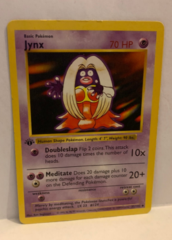 Vintage Pokemon Cards Base Set 1st Edition Shadowless Uncommon Jynx 31/102 - Image 1