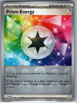 Prism Energy Poke Ball 086/086 SV: Black Bolt - Pokemon Card - NM - Image 1