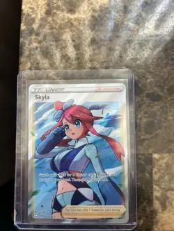 Pokemon Skyla Full Art 072/072 Shining Fates Holo Ultra Rare Trainer Card - Image 1