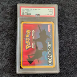 Pokemon Eon Ticket Promo Card 2003 #C000 PSA 9 Latias Latios - Image 1