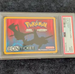 Pokemon Eon Ticket Promo Card 2003 #C000 PSA 9 Latias Latios - Image 2