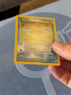 2000 Pokemon Psyduck Promo 20 Black Star WOTC Vintage Card Rare - Image 3
