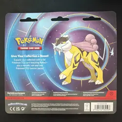 Pokemon Raikou Foil Card, Coin & 2 Booster Packs Phantasma Flames Mega Evolution - Image 2