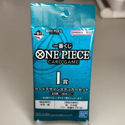 One Piece Ichiban Kuji Card Design Sticker Set Japanese Promo Pack ~ Sealed - Image 1