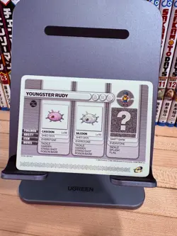 Pokemon Battle Card E Reader Ruby Gameboy Advance 2003 Youngster Rudy Ruby NM - Image 2