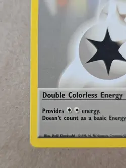 Pokemon Card 1999 Base 96/102 DOUBLE COLORLESS ENERGY (uncommon) TCG Pack Fresh - Image 5