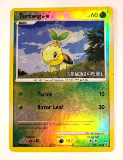 Turtwig - 103/130 - Diamond & Pearl - Reverse Holo - Pokemon Card - Image 1