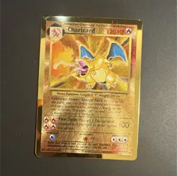 Pokemon TCG Charizard Promo Metal Holo 004/102 Miscellaneous Cards & Products - Image 1
