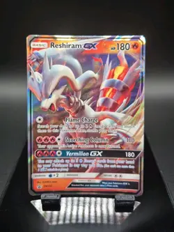 Pokemon Card - Reshiram GX - SM Black Star Promo - Holo - SM137 - NM - Image 1