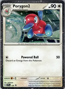 Porygon2 - (Cosmos Holo) Promo SV: Scarlet & Violet Promo Cards 138 NM Normal - Image 1