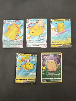 Pokemon Celebrations 25th Anniversary All 5 Holo Set Pikachu Card Lot Pack Fresh - Image 1