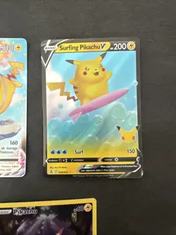Pokemon Celebrations 25th Anniversary All 5 Holo Set Pikachu Card Lot Pack Fresh - Image 4